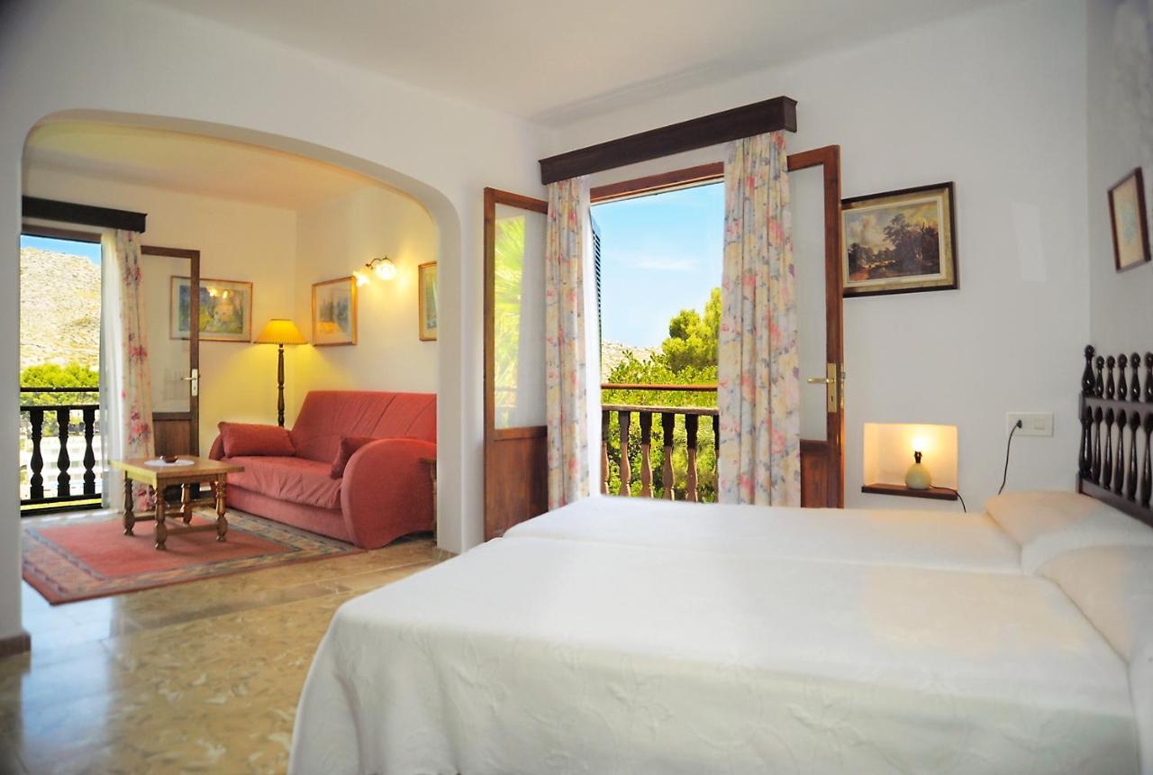 Hostal Los Pinos Cala San Vicente (Mallorca) Exterior foto
